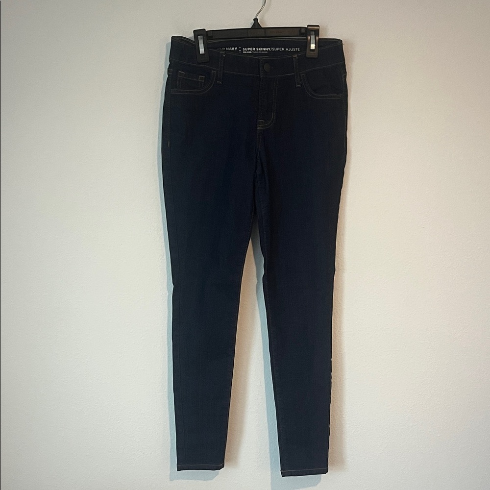 OLD NAVY Mid Rise Super Skinny Petite Jeans